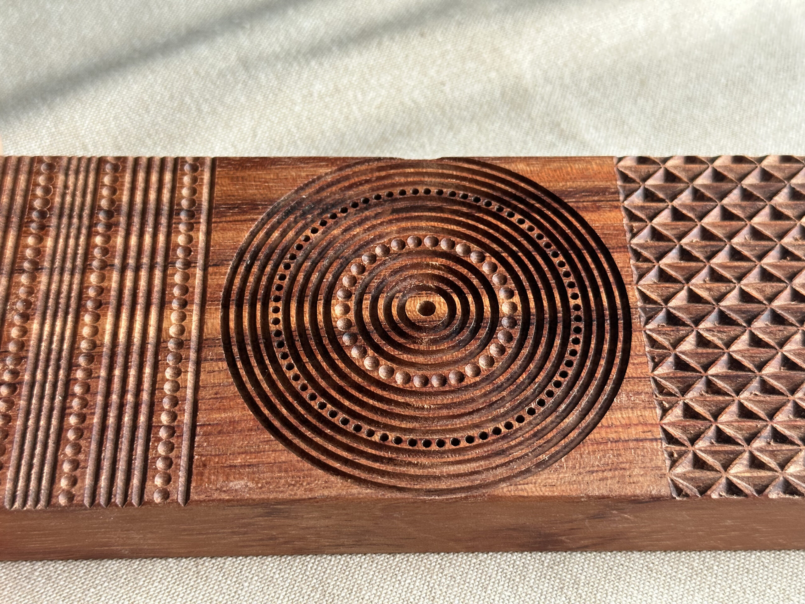 Personalized African Bubinga Cribbage selling Board